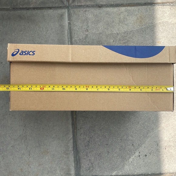 2 ASICS Empty Packaging Storage Dust Blue With Laces Backpack Plastic Bag & Box - Picture 3 of 11